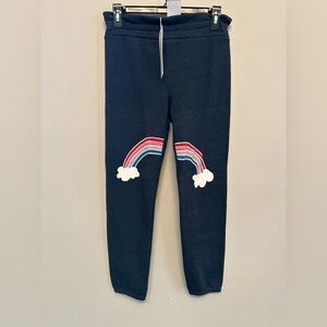 Wildfox Kids Black Joggers with Rainbow Design XL (14/16)